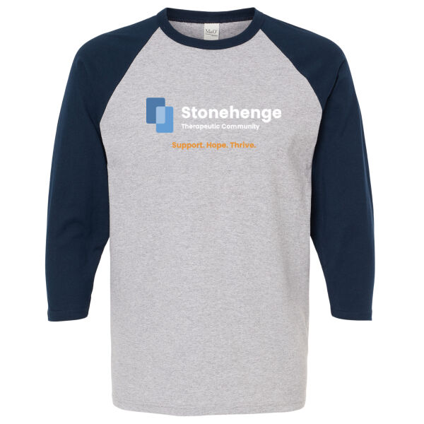 Raglan 3/4 Sleeve Baseball T-Shirt Thumbnail